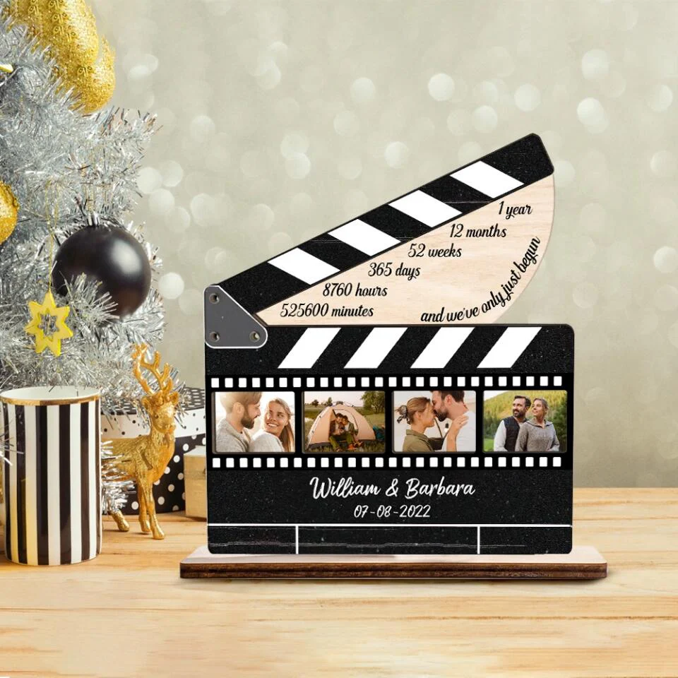 1 Year Anniversary - Custom Shape Wooden Plaque 3 Layers - Best 1 Year Anniversary Gift For Couple - 301IHPLNWP036 - Image 6