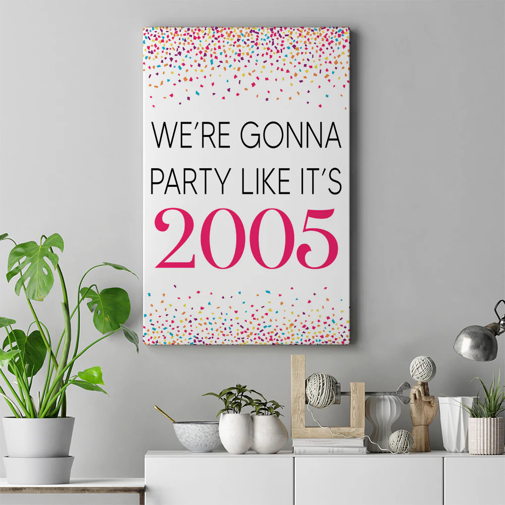 17th Birthday Party Decoration Custom Canvas Poster Birthday Gift For Her - Image 2