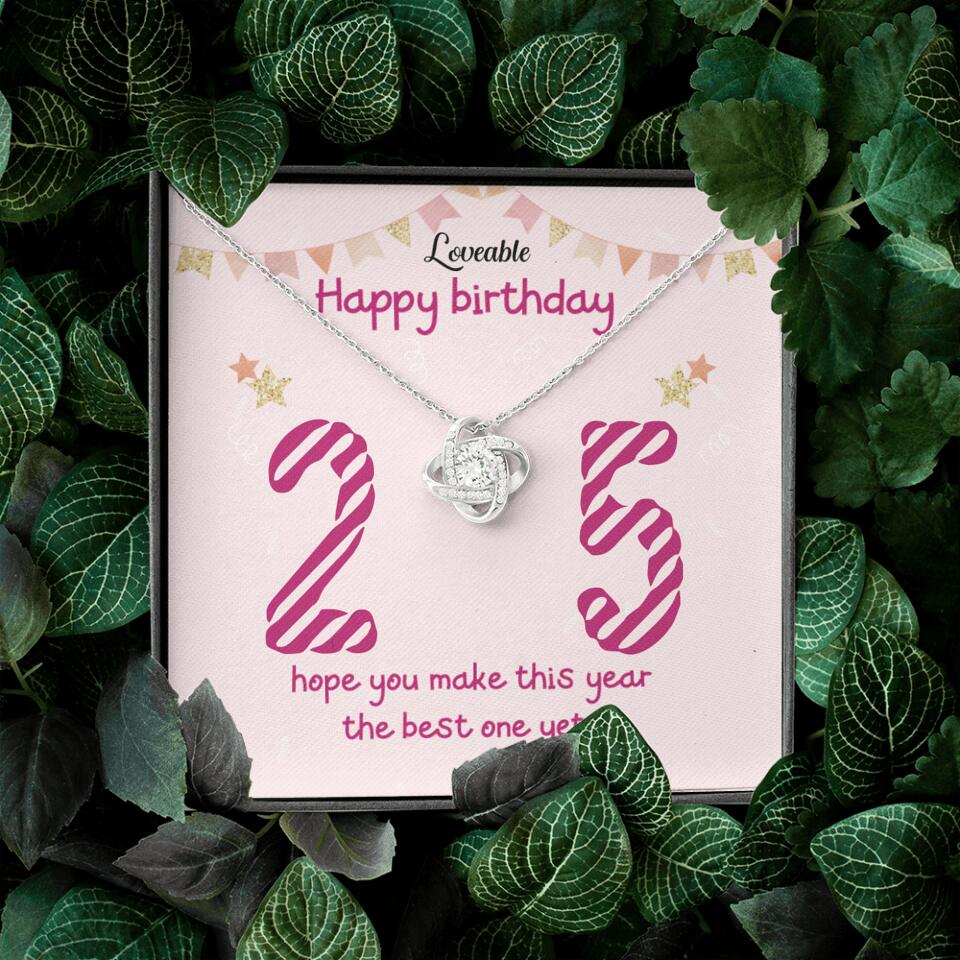 25th Birthday Gift for Her- Personalized Necklace - Image 4