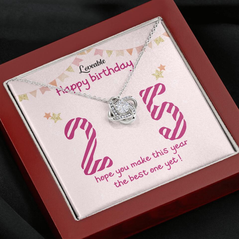 25th Birthday Gift for Her- Personalized Necklace - Image 7
