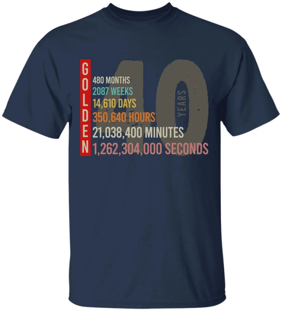 40 Wedding Anniversary Personalized Tshirt - Image 6