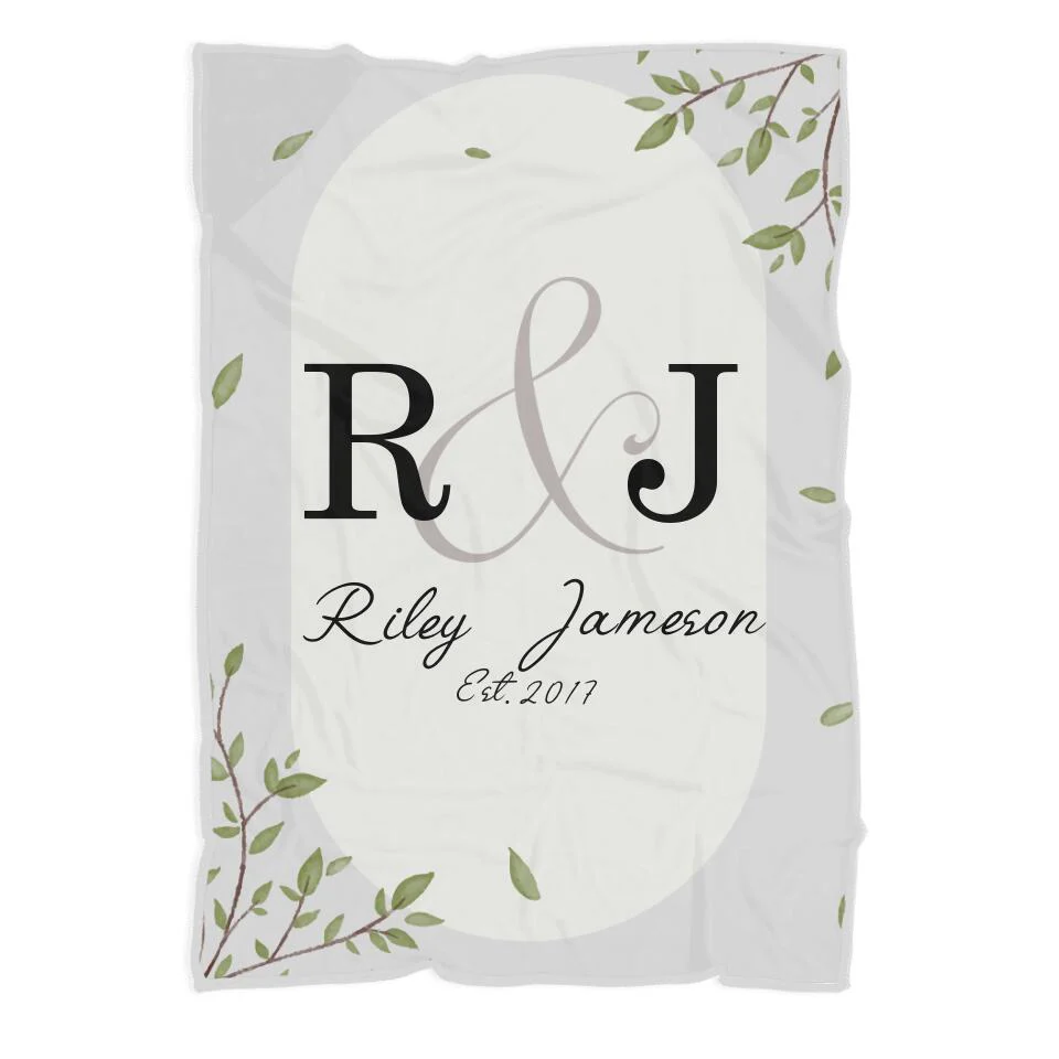 50th Anniversary Gift For Wife - Personalized Blanket For Husband and Wife  - Home Decor, Gift from Daughter, Gift for Mom, Grandma - 208IHNBNBL513 - Image 3