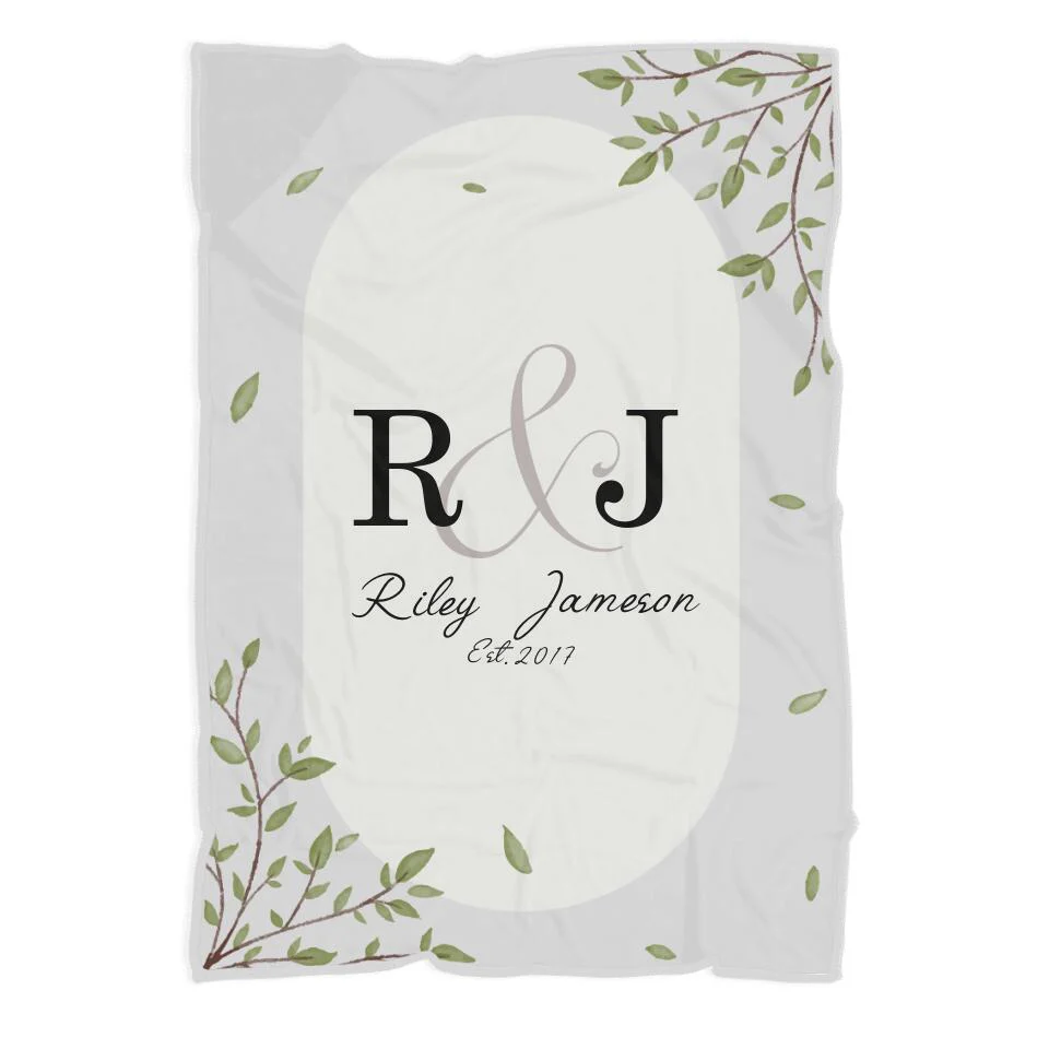 50th Anniversary Gift For Wife - Personalized Blanket For Husband and Wife  - Home Decor, Gift from Daughter, Gift for Mom, Grandma - 208IHNBNBL513 - Image 5