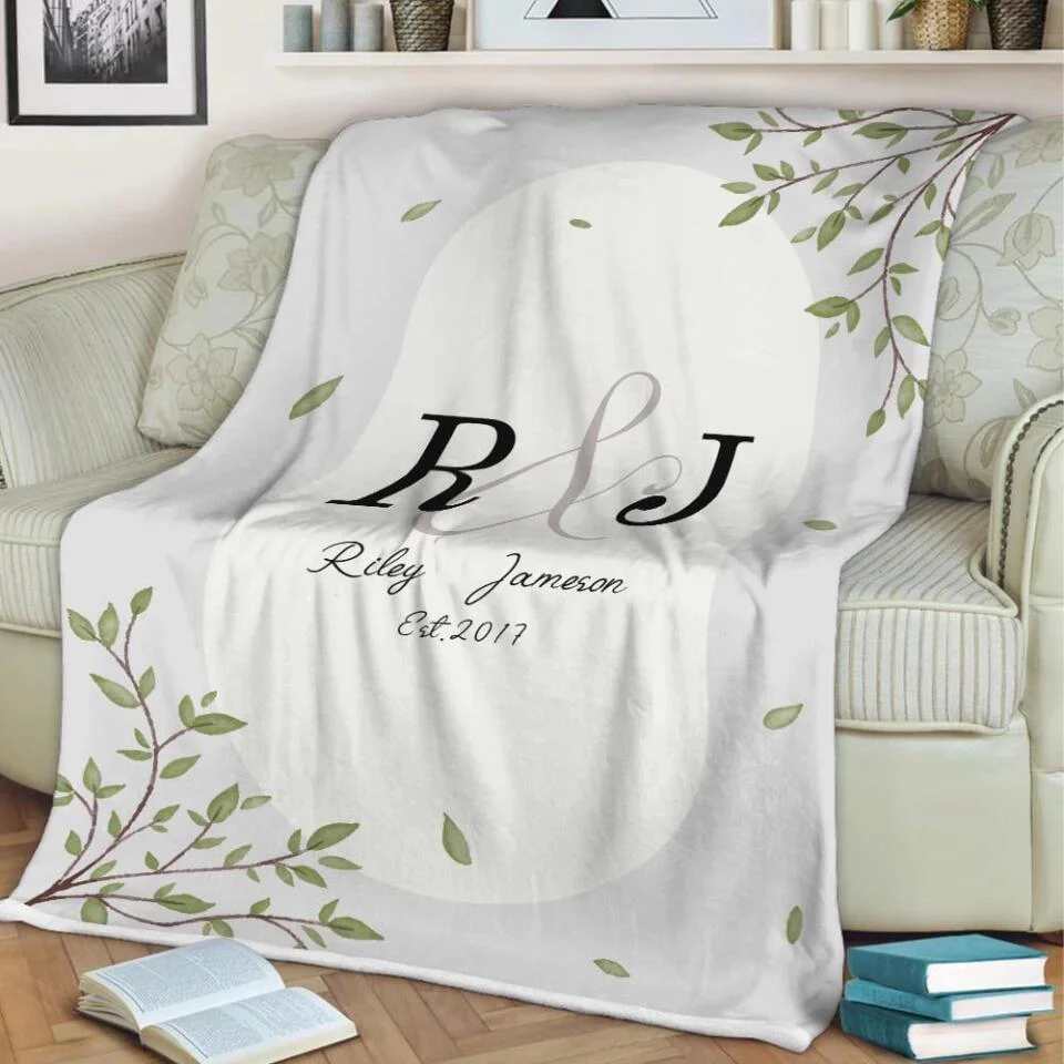 50th Anniversary Gift For Wife - Personalized Blanket For Husband and Wife  - Home Decor, Gift from Daughter, Gift for Mom, Grandma - 208IHNBNBL513 - Image 7