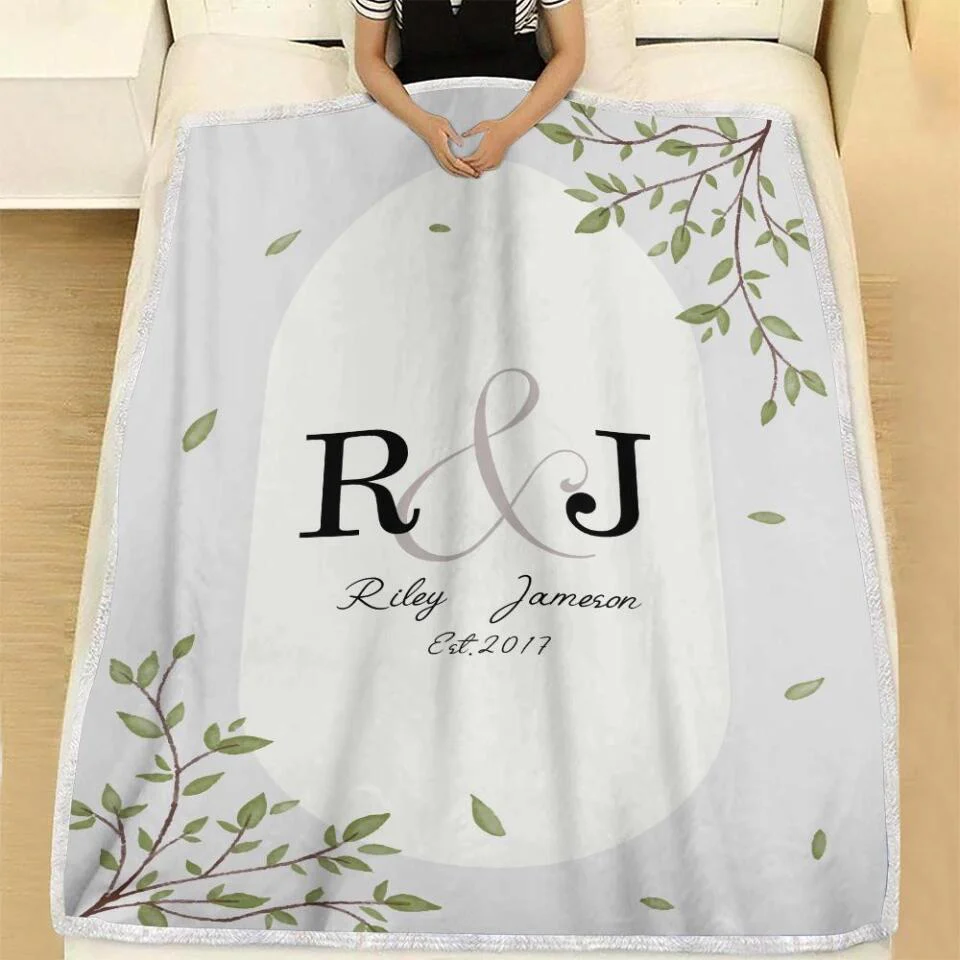 50th Anniversary Gift For Wife - Personalized Blanket For Husband and Wife  - Home Decor, Gift from Daughter, Gift for Mom, Grandma - 208IHNBNBL513 - Image 8
