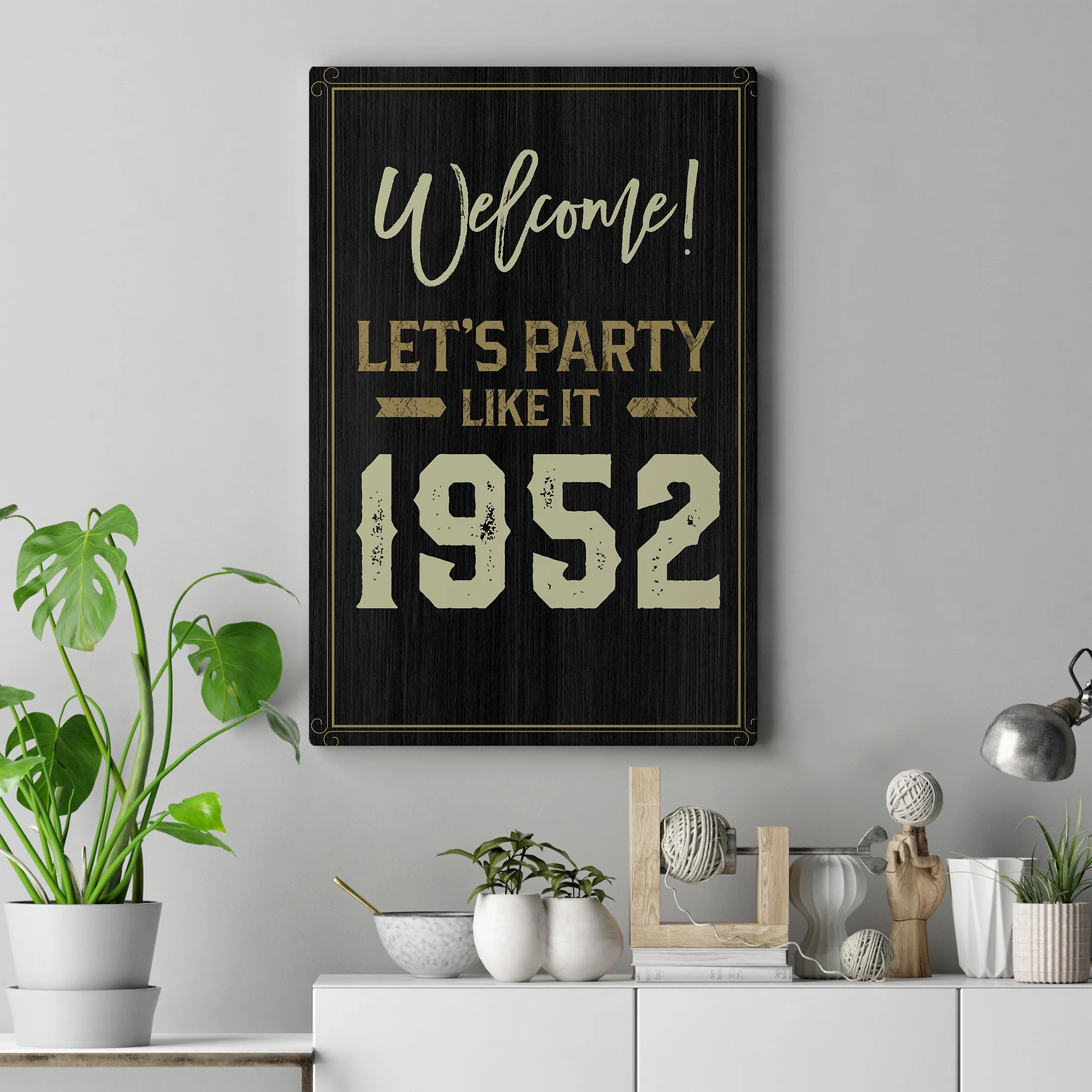 70th Birthday Party Decoration Canvas/Poster Birthday Anniversary Gift 207HNTTCA422 - Image 6