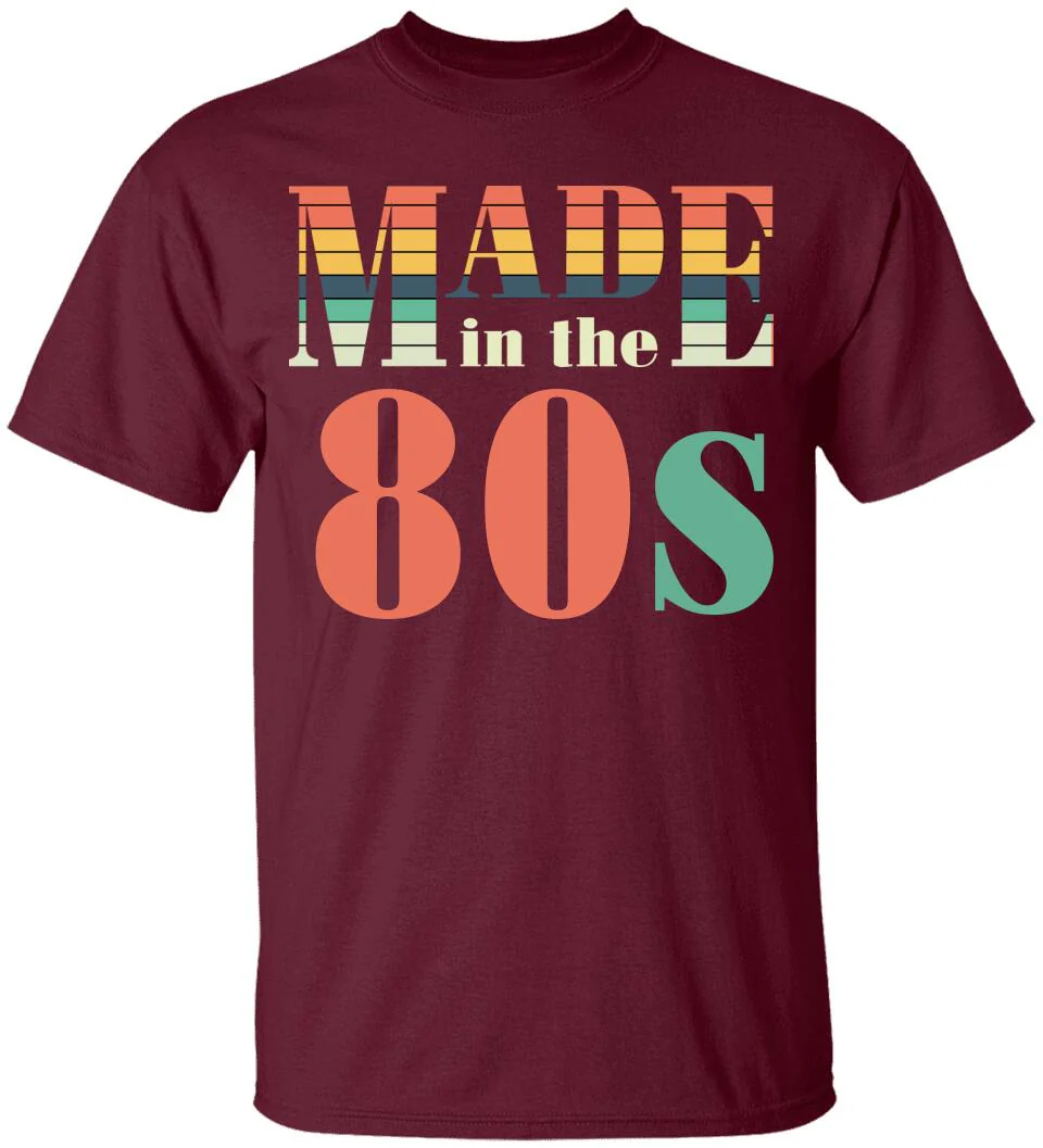 Made in the 80s Personalized Vintage Tshirt - Image 12