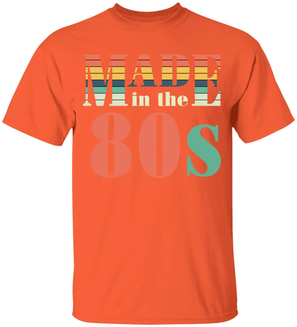 Made in the 80s Personalized Vintage Tshirt - Image 15