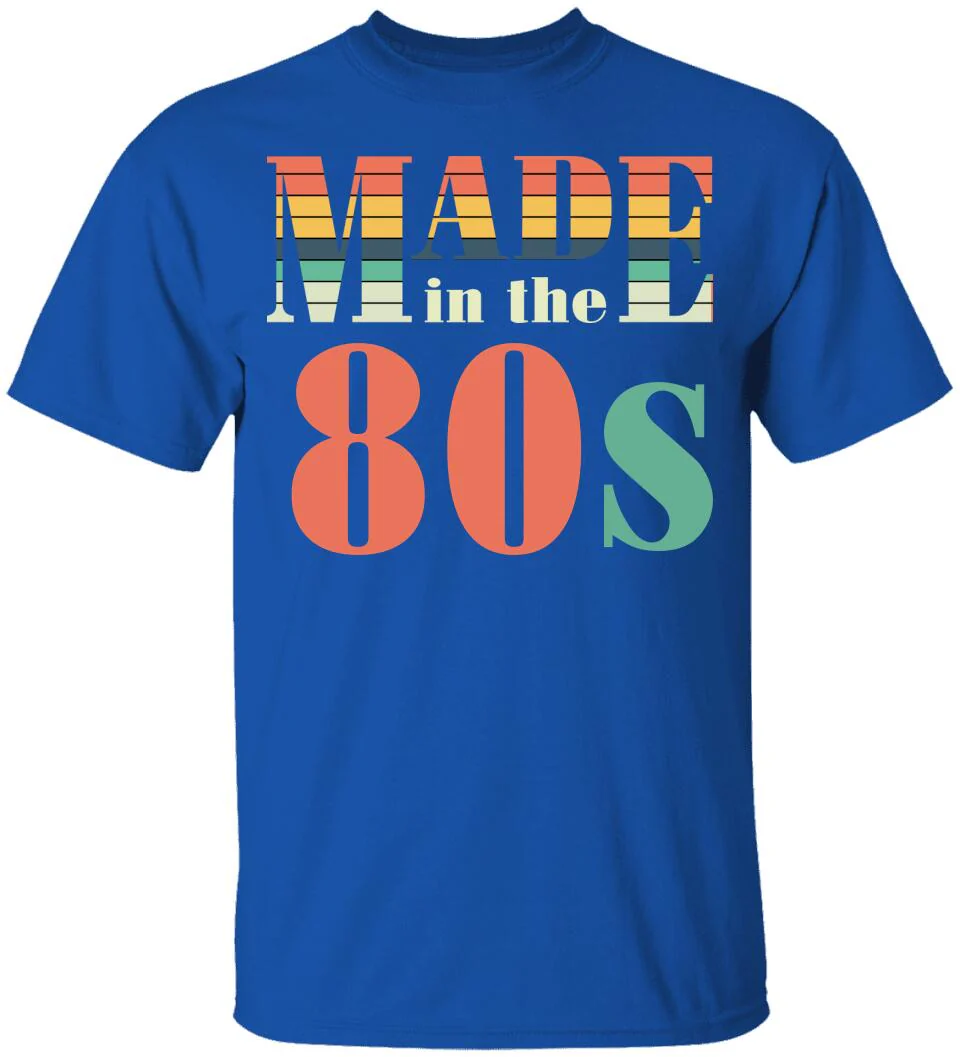 Made in the 80s Personalized Vintage Tshirt - Image 17