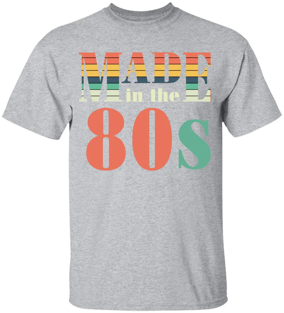 Made in the 80s Personalized Vintage Tshirt - Image 18