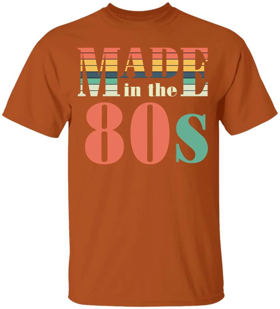Made in the 80s Personalized Vintage Tshirt - Image 19