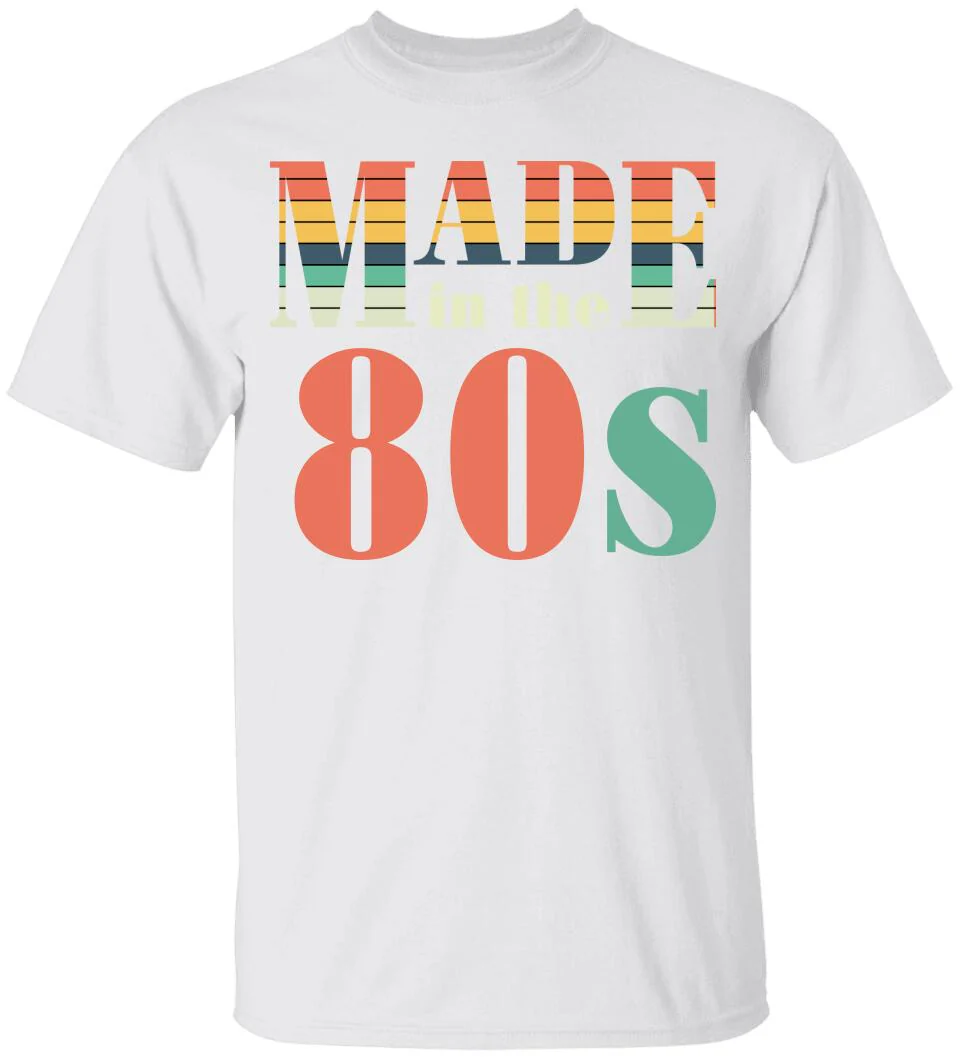 Made in the 80s Personalized Vintage Tshirt - Image 20