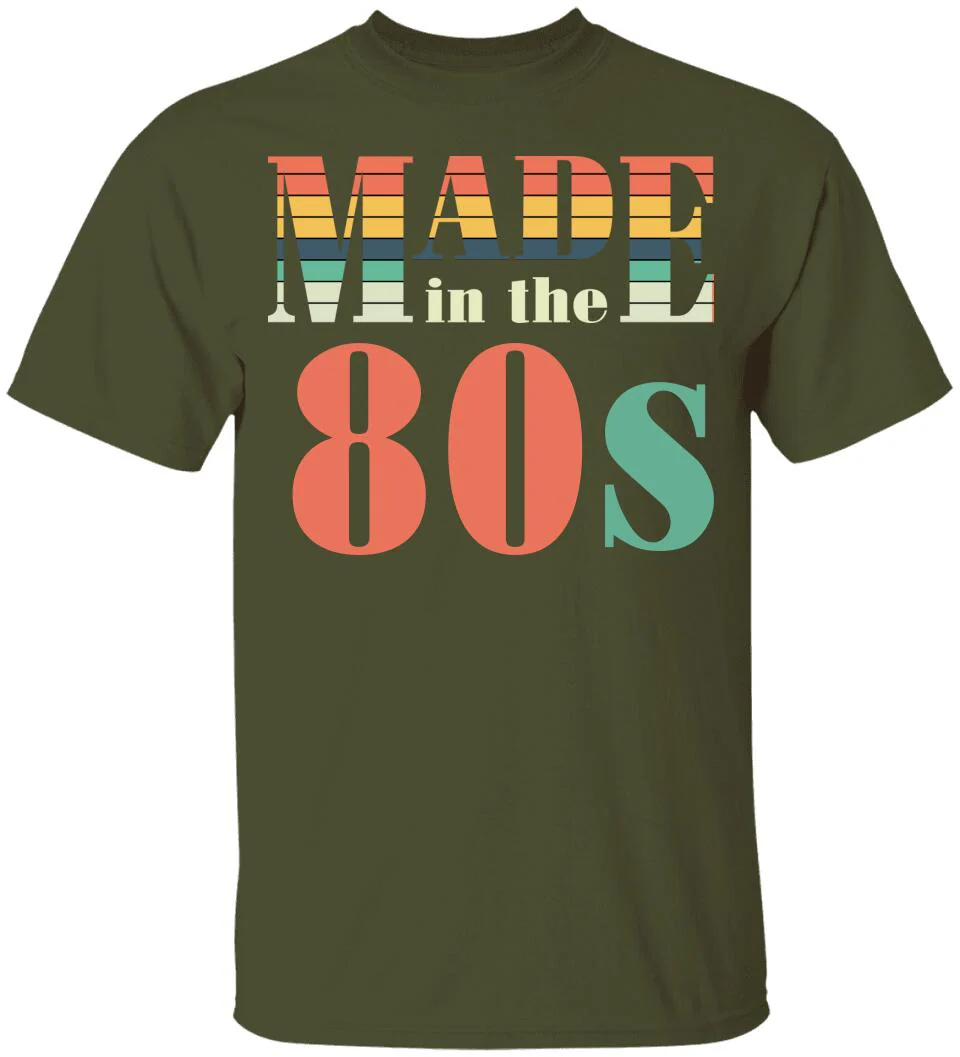 Made in the 80s Personalized Vintage Tshirt - Image 22