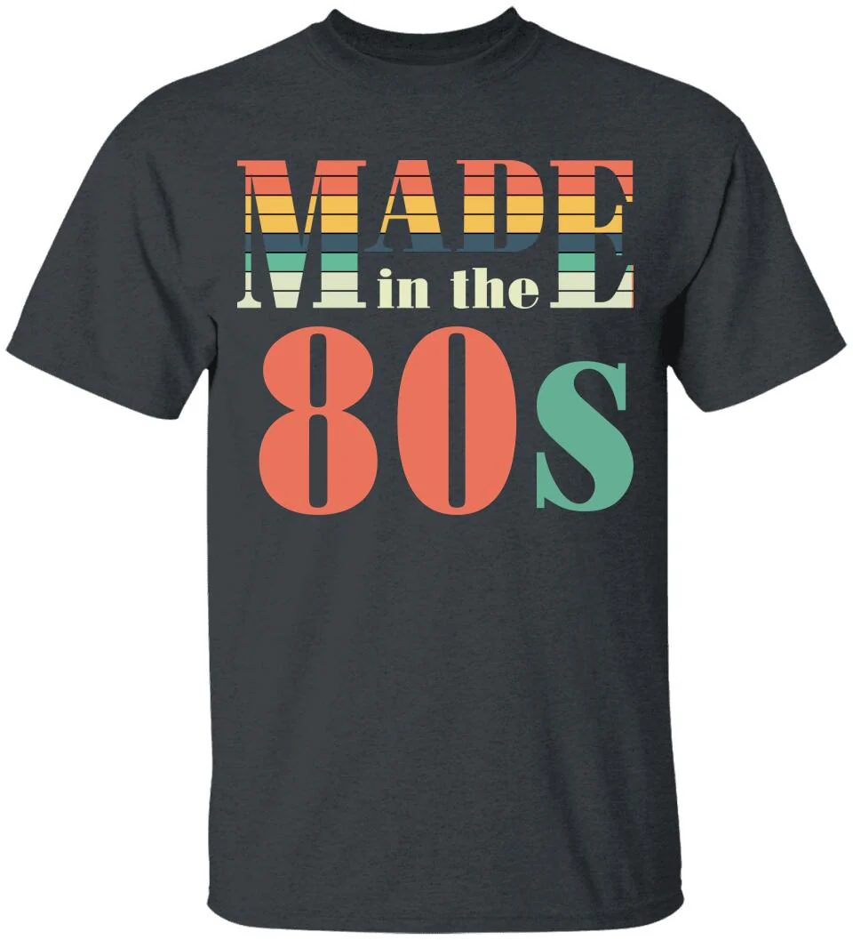 Made in the 80s Personalized Vintage Tshirt - Image 6