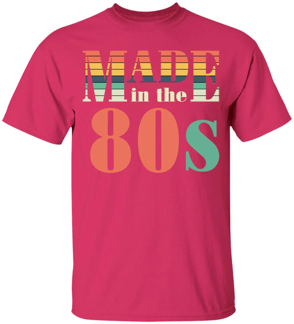 Made in the 80s Personalized Vintage Tshirt - Image 8