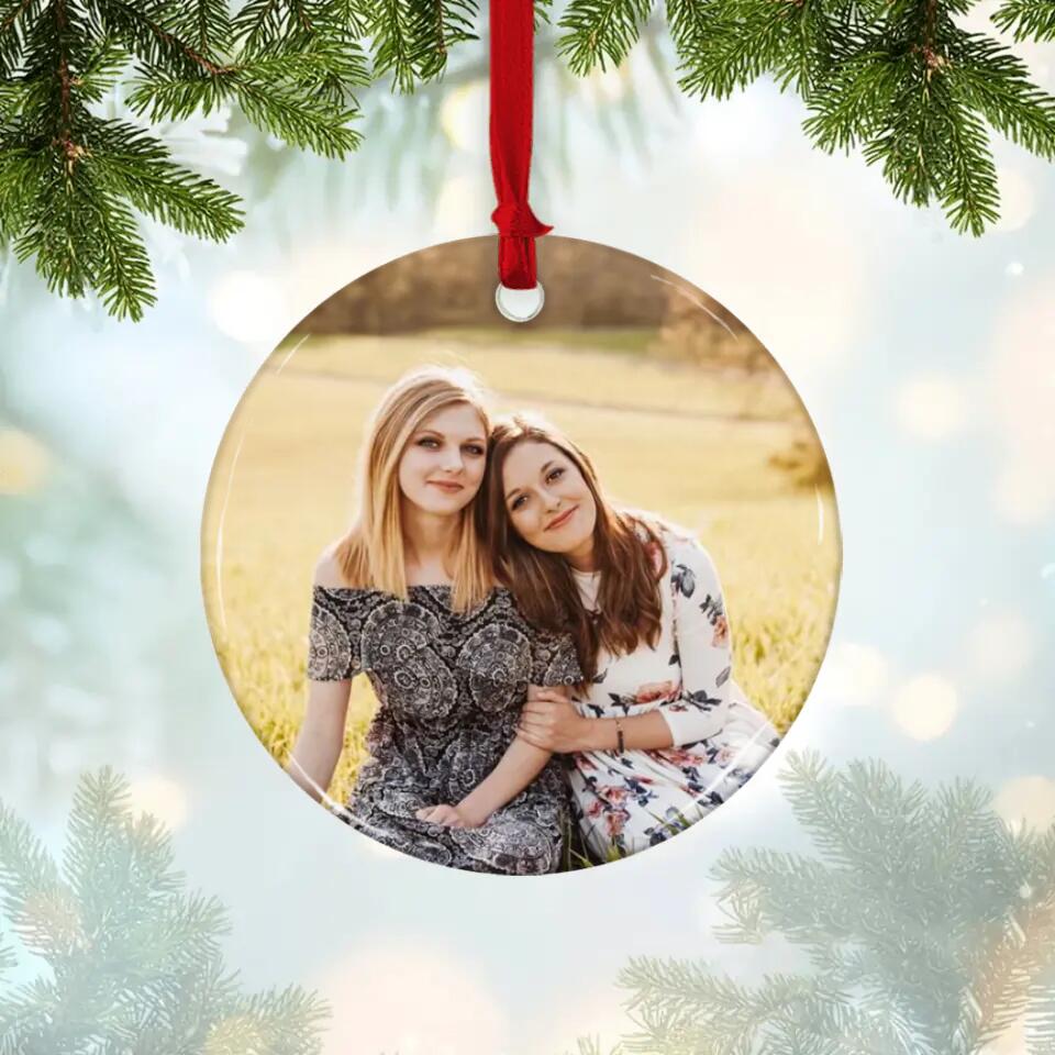 A Job Made Us Coworkers Custom Ornament - Image 2