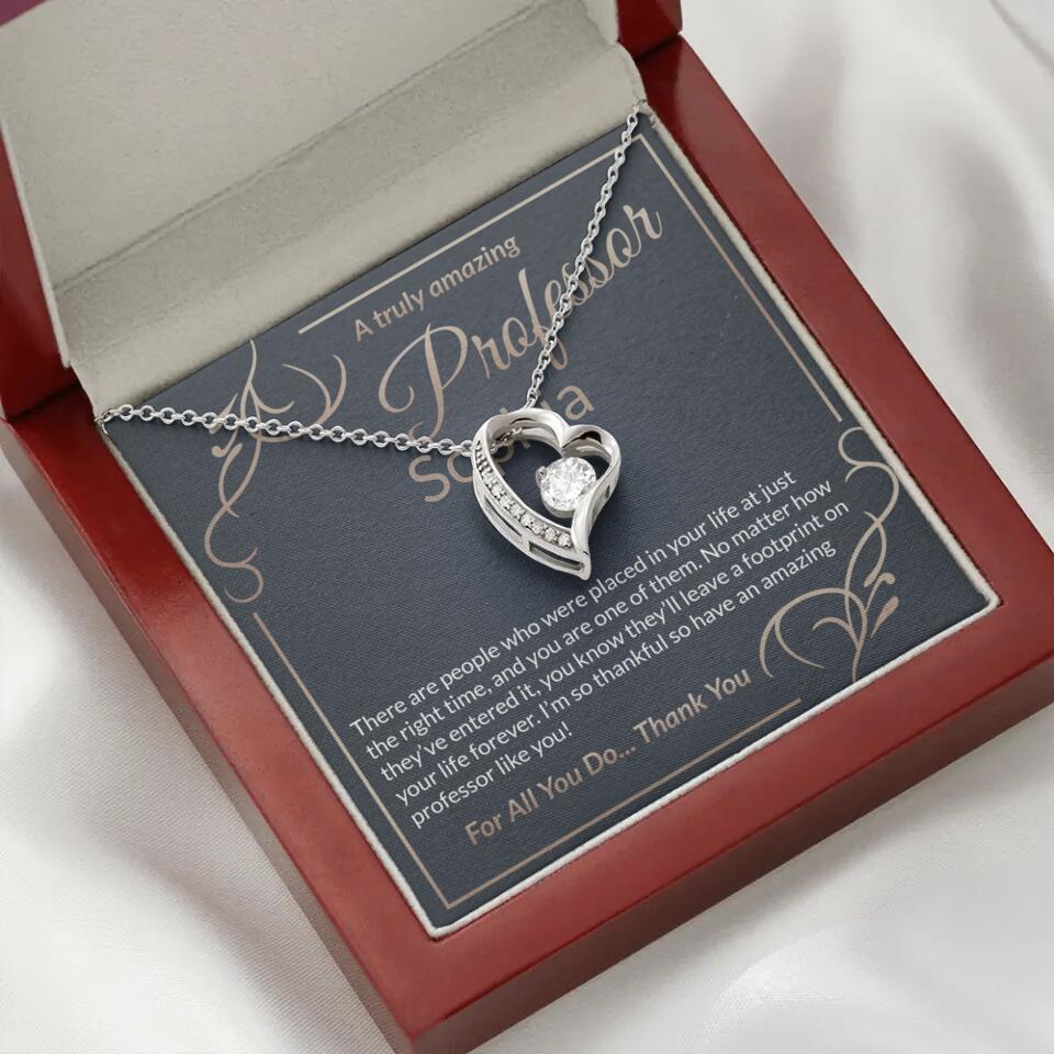 A Truly Amazing Professor, For All You Do Thank You - Custom Name Necklace - Image 39