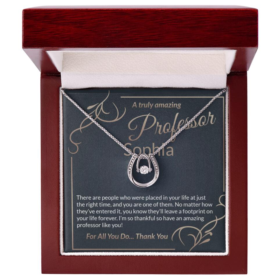 A Truly Amazing Professor, For All You Do Thank You - Custom Name Necklace - Image 55
