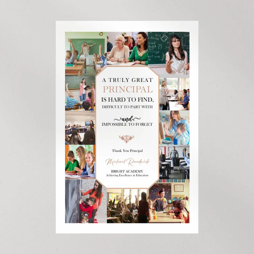 A Truly Great Principal Is Hard To Find Custom Canvas Poster Appreciation Gift For Teacher - Image 9