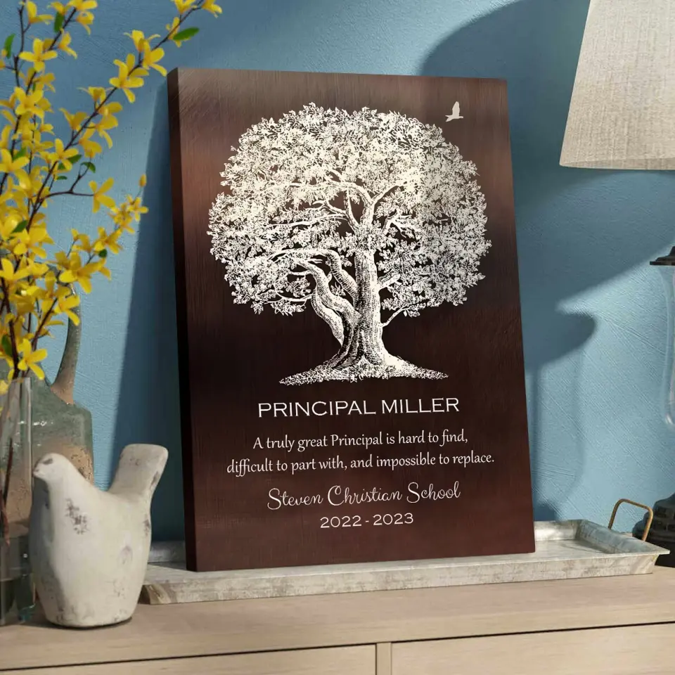 A Truly Great Principal Is Hard To Find - Personalized Canvas - Gift For Principal | 212IHPNPCA775 - Image 7