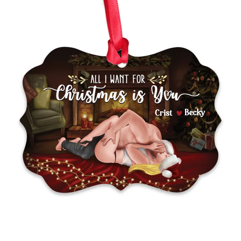 All I Want For Christmas Is You (Custom Ornament -Christmas Gifts For Women, Men, Couples) - Personalized Ornament - Image 2