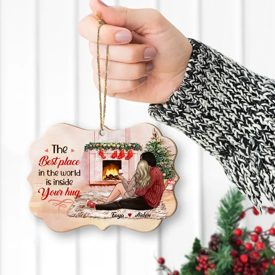 All I Want For Christmas Is You - Personalized Ornament - Gift For Couple Christmas - Image 4