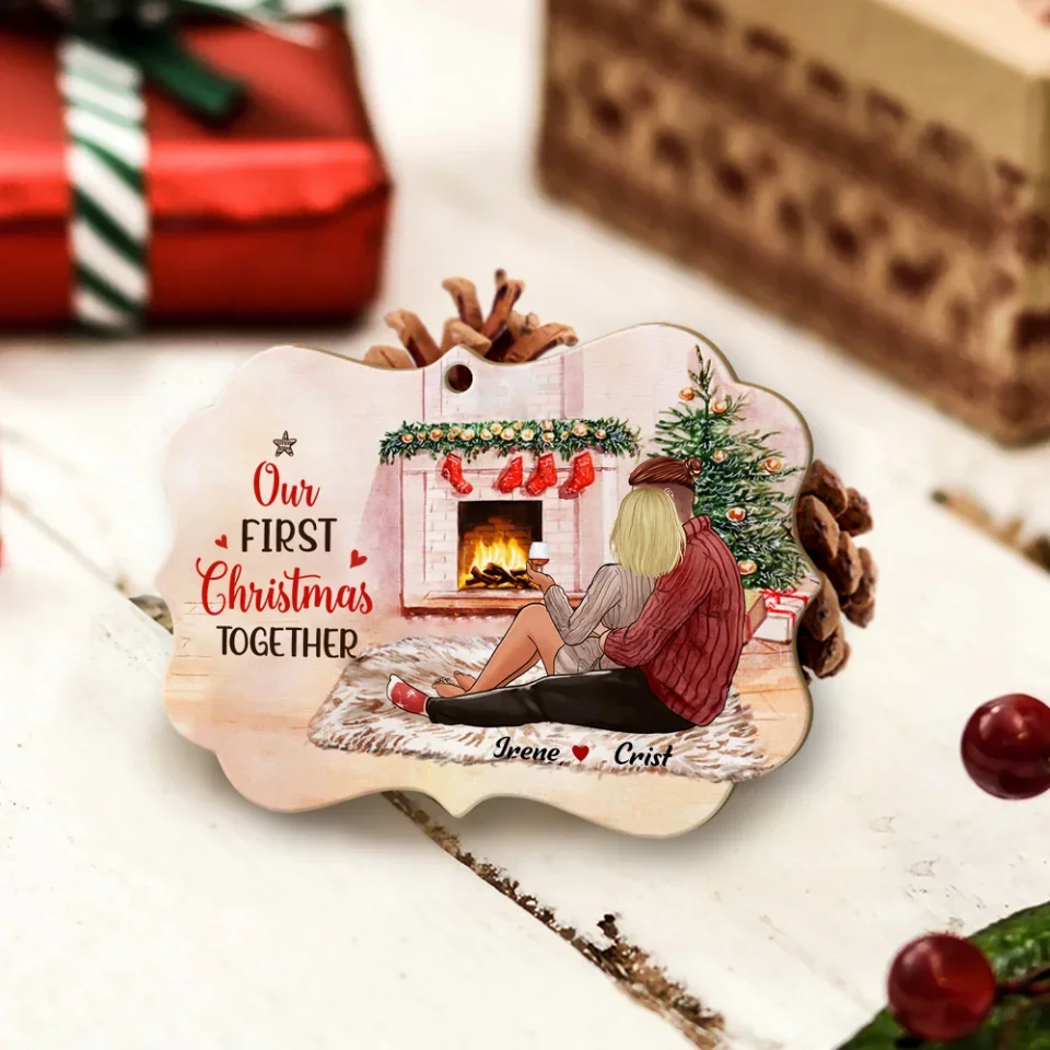 All I Want For Christmas Is You - Personalized Ornament - Gift For Couple Christmas - Image 5