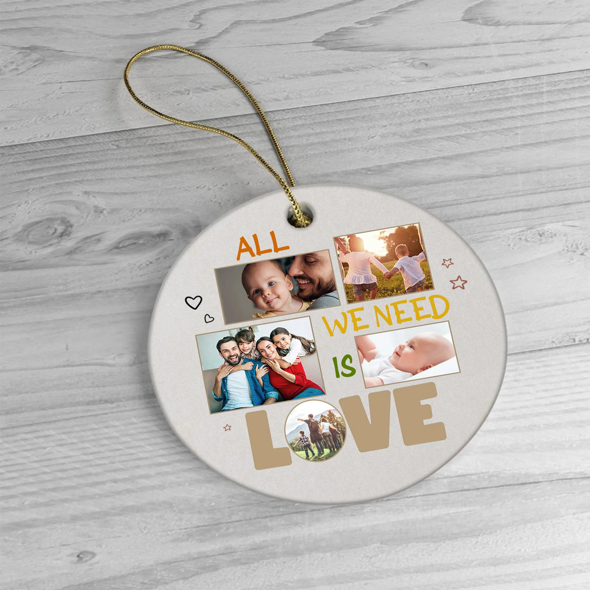 All We Need Is Love Custom Ornament Christmas Gift For Family - Image 11