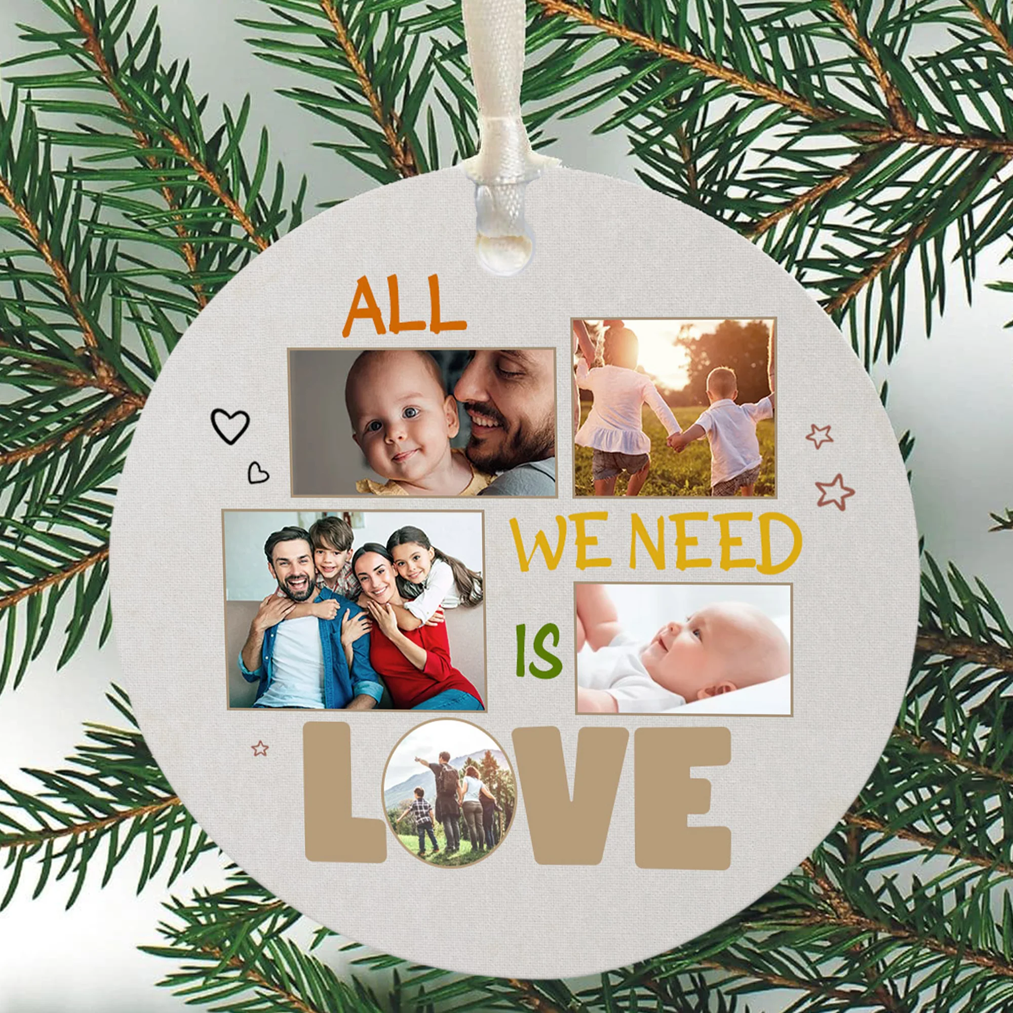 All We Need Is Love Custom Ornament Christmas Gift For Family - Image 13