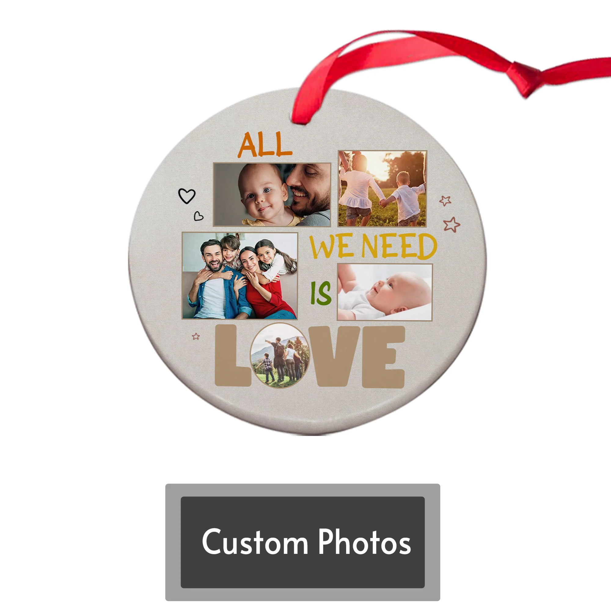 All We Need Is Love Custom Ornament Christmas Gift For Family - Image 8