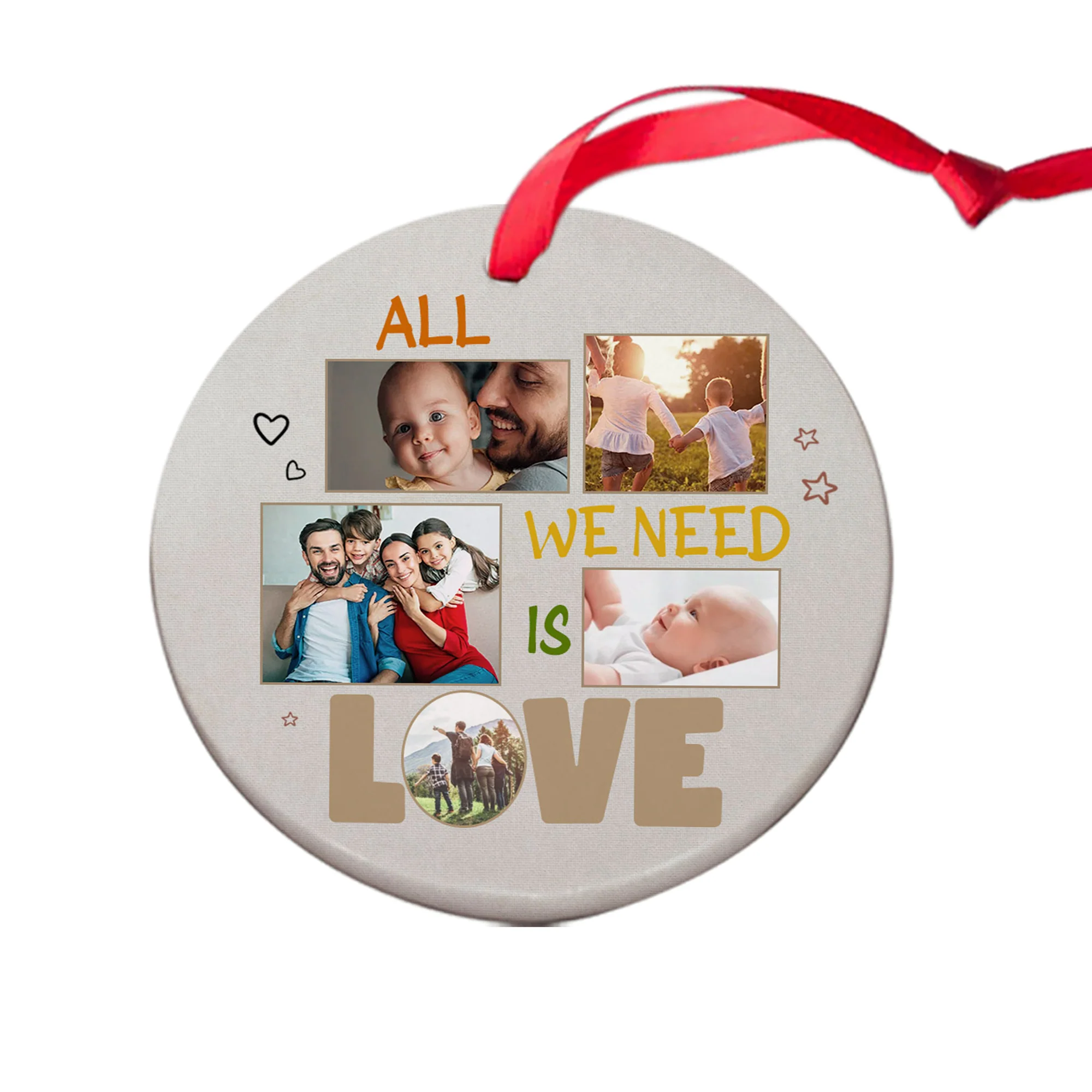 All We Need Is Love Custom Ornament Christmas Gift For Family - Image 9