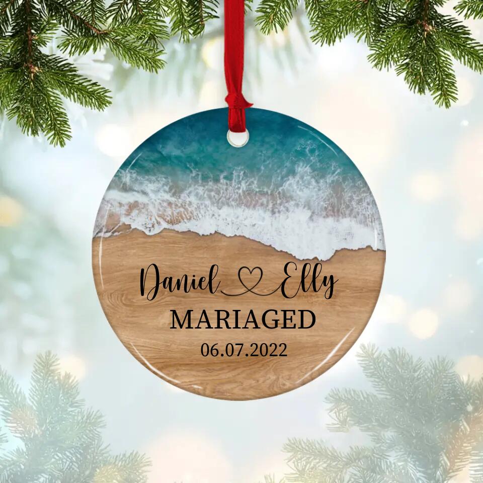 Anniversary Ornament Christmas Gift For Husband And Wife For Couples - Image 2