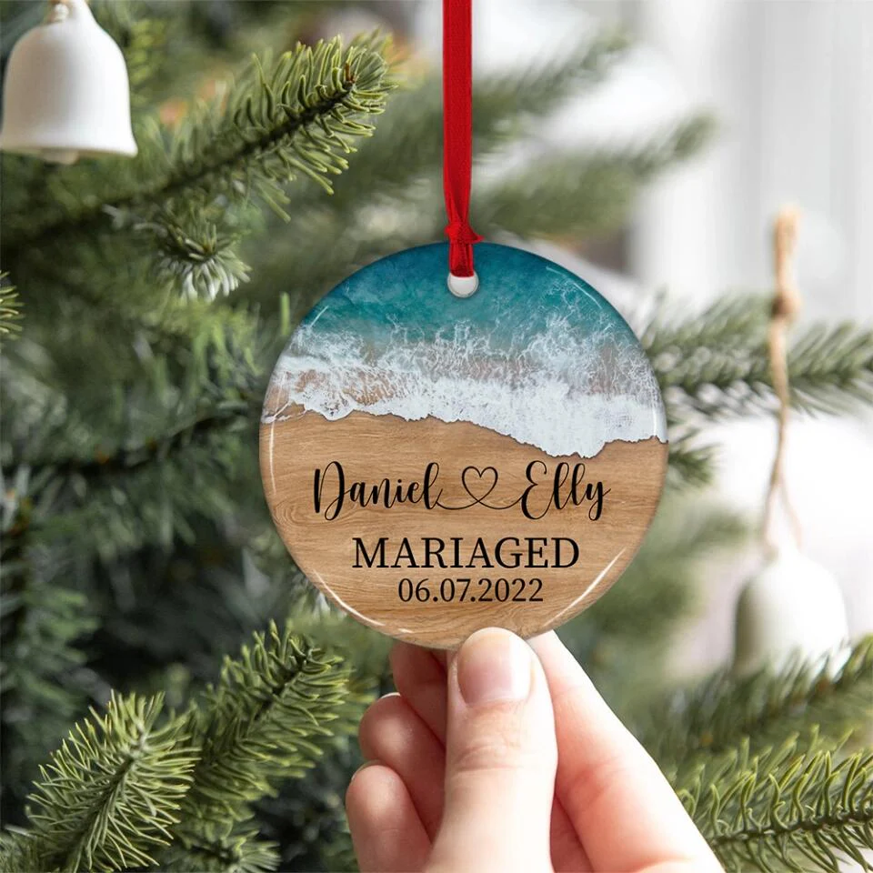 Anniversary Ornament Christmas Gift For Husband And Wife For Couples - Image 3