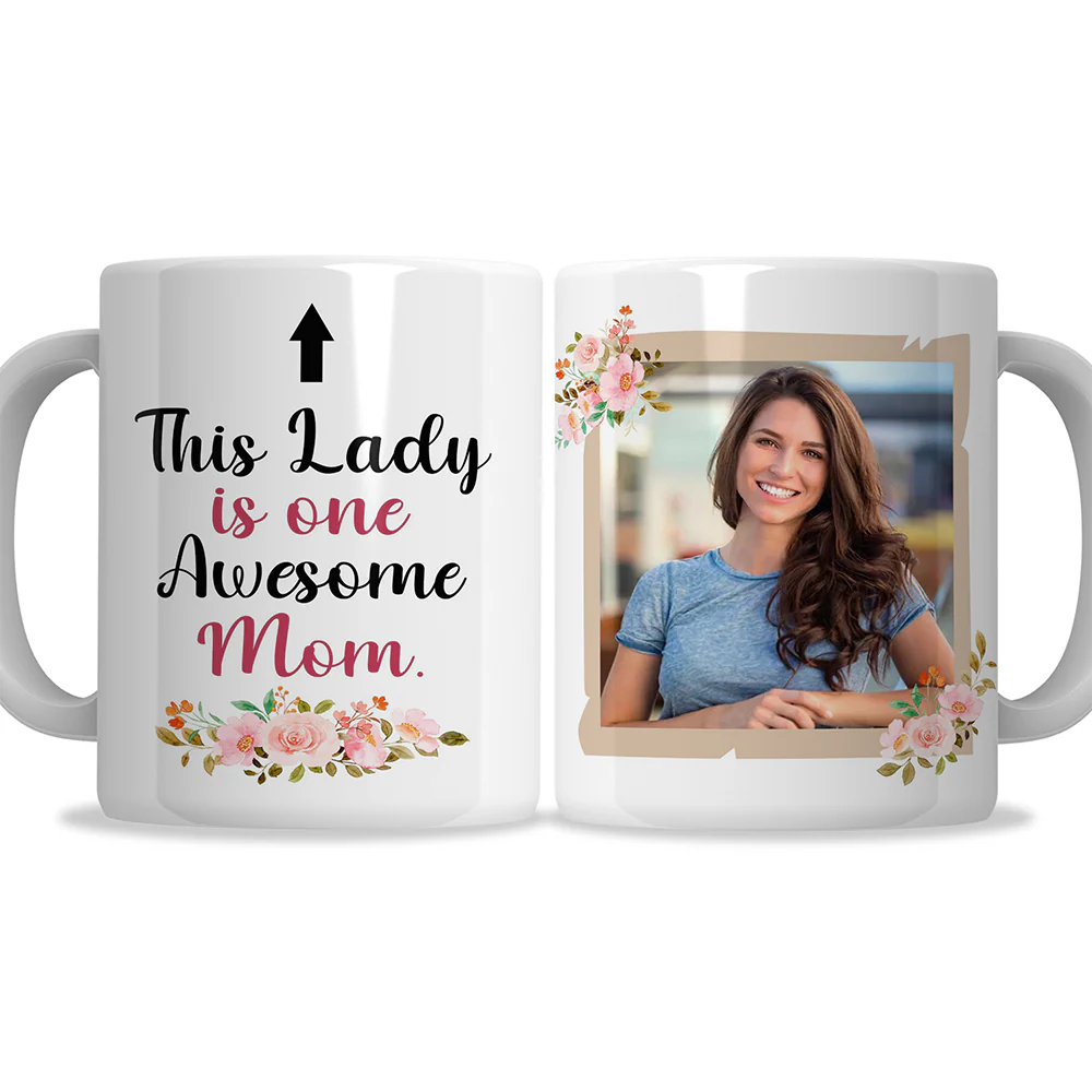Awesome Mom Personalized Mug - Image 7