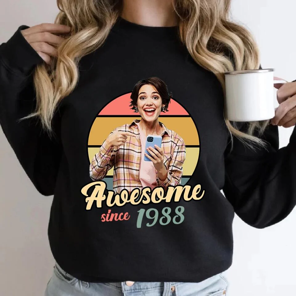 Awesome Since Custom Face Shirt Tshirt Birthday Gift - Image 12