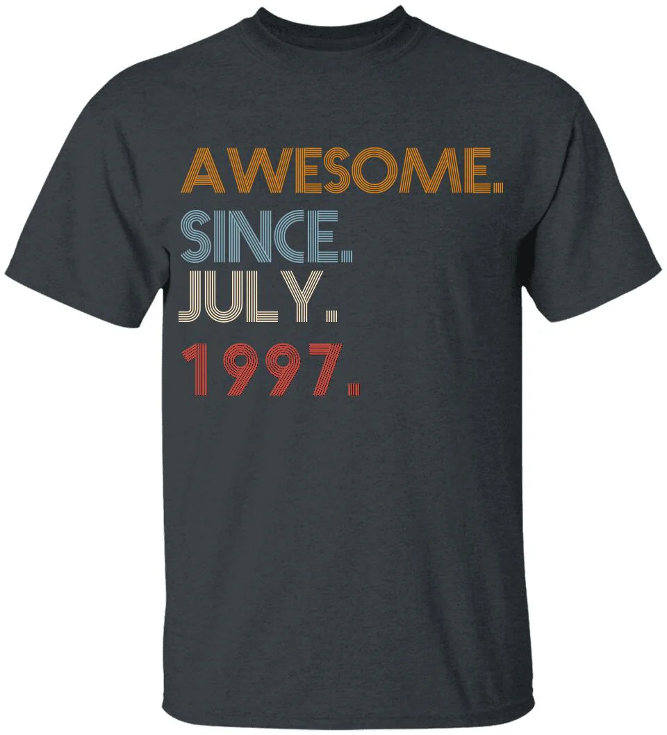 Awesome Since Personalized Vintage Tshirt Birthday Gift Ideas - Image 3