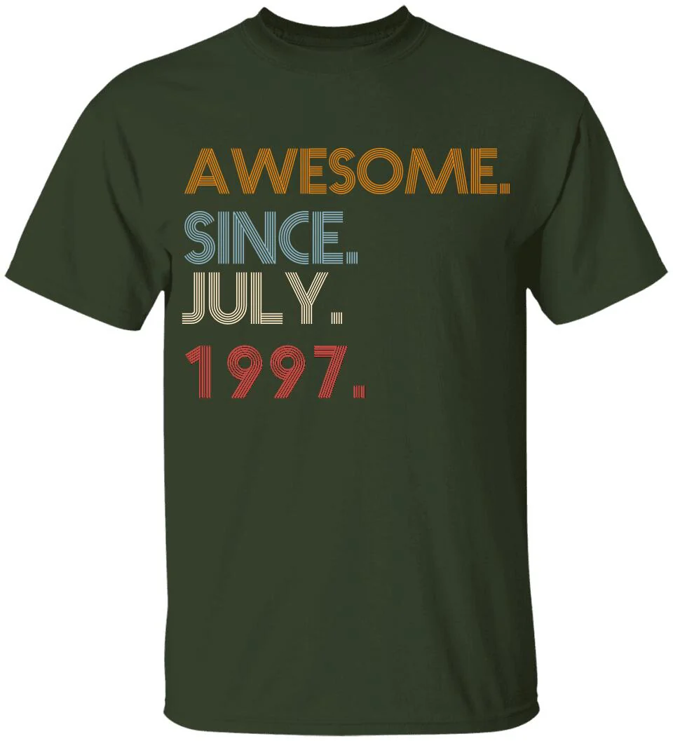 Awesome Since Personalized Vintage Tshirt Birthday Gift Ideas - Image 4
