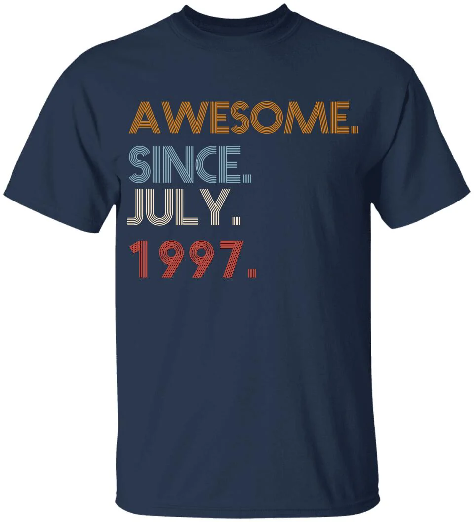 Awesome Since Personalized Vintage Tshirt Birthday Gift Ideas - Image 6
