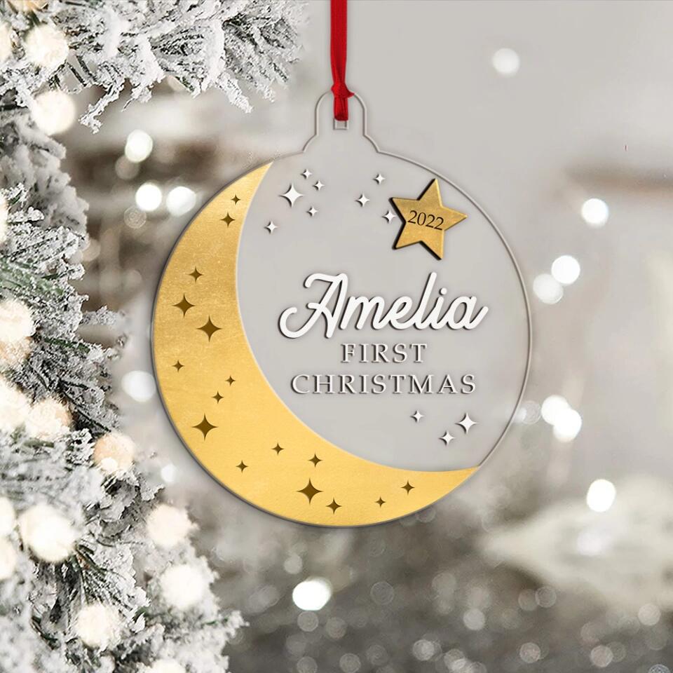 Baby First Christmas Personalized Ornament - Image 5