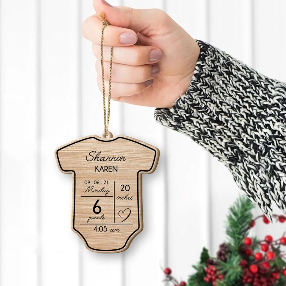 Baby First Personalized Christmas Ornament - Image 5