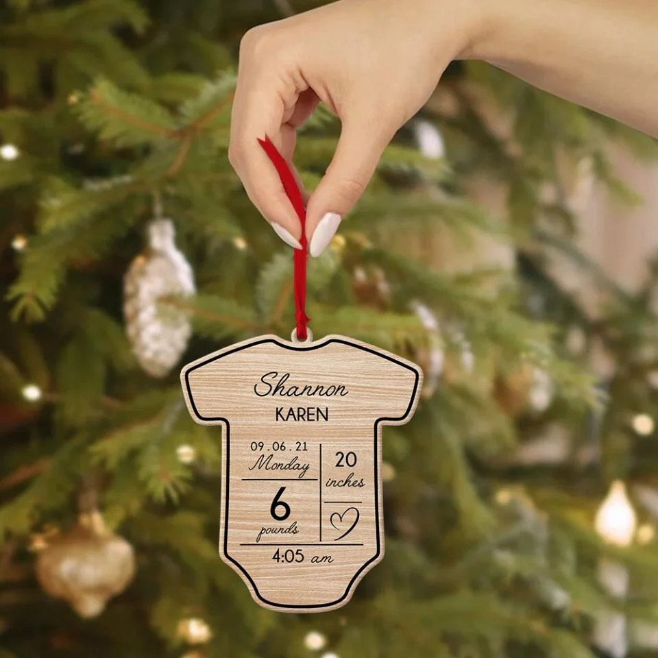 Baby First Personalized Christmas Ornament - Image 6