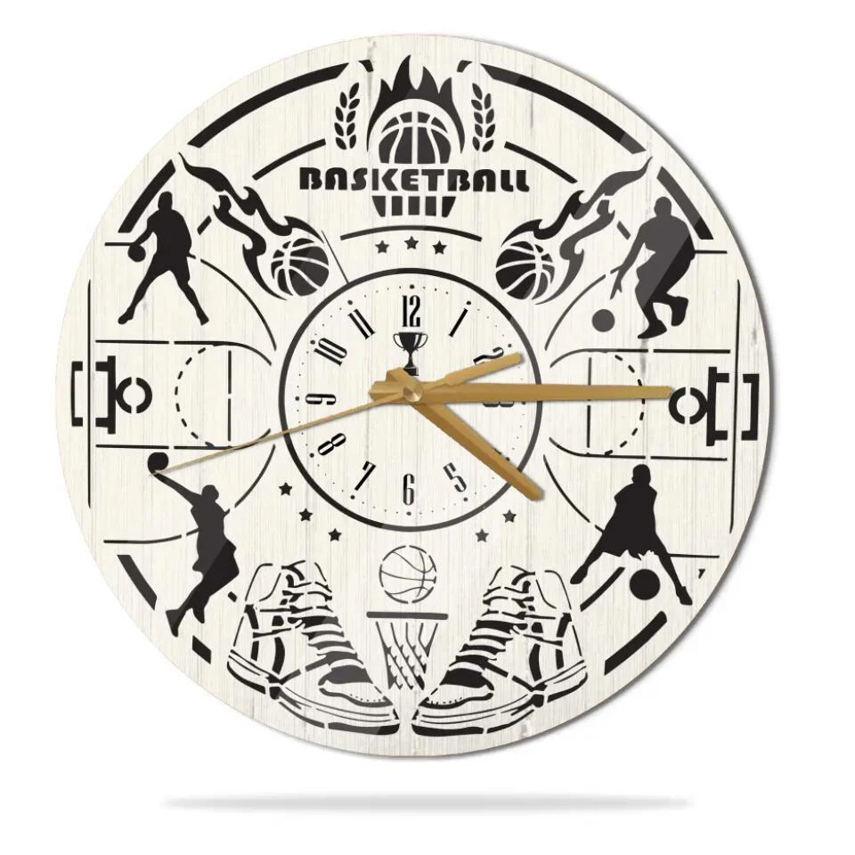 Basketball Wall Clock Gifts For Baseball Lovers - Image 2