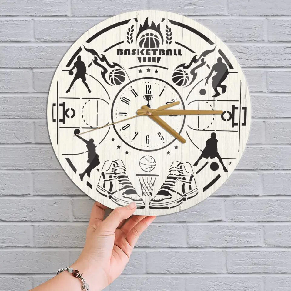 Basketball Wall Clock Gifts For Baseball Lovers - Image 3