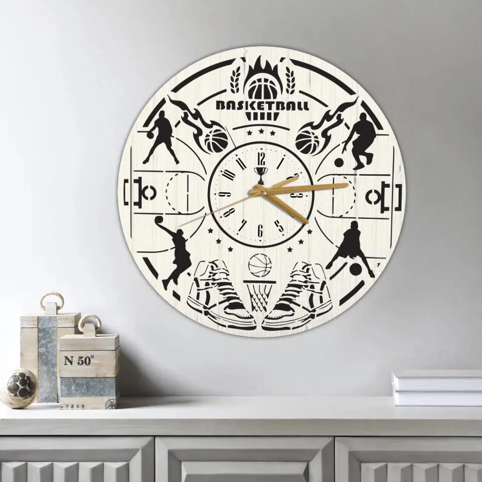 Basketball Wall Clock Gifts For Baseball Lovers - Image 5