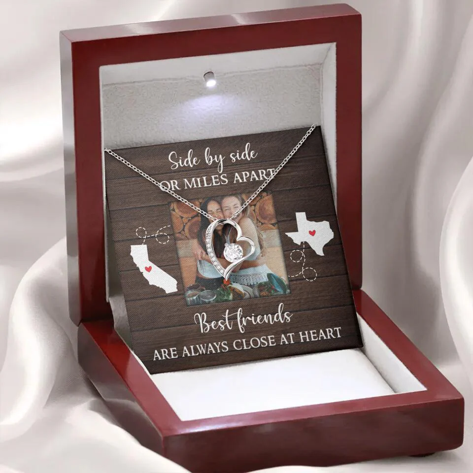 Best Friends Are Always Close At Heart Personalized Necklace - Image 17