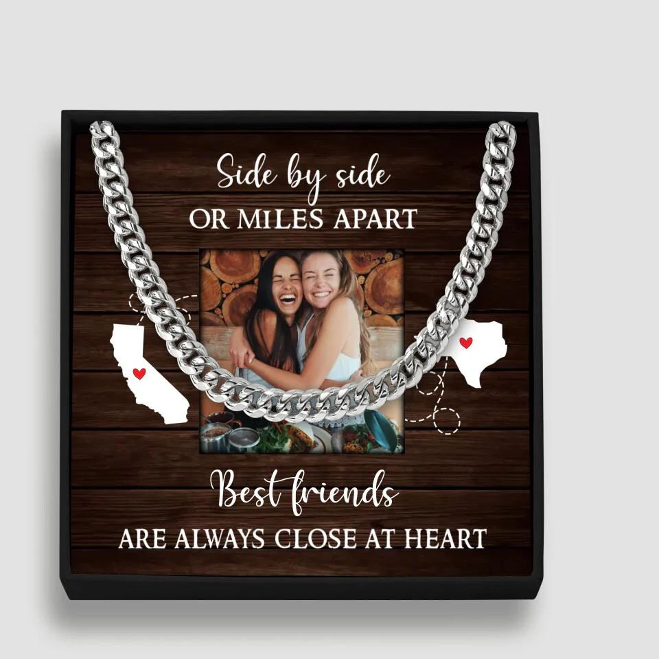 Best Friends Are Always Close At Heart Personalized Necklace - Image 40
