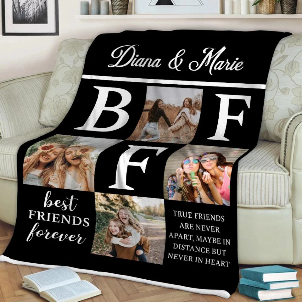 Best Friends Forever True Friends Are Never Apart - Personalized Upload Photo - Best Gift For Best Friends For Her/Him On Christmas Anniversary - 210IHNNPBL766 - Image 10