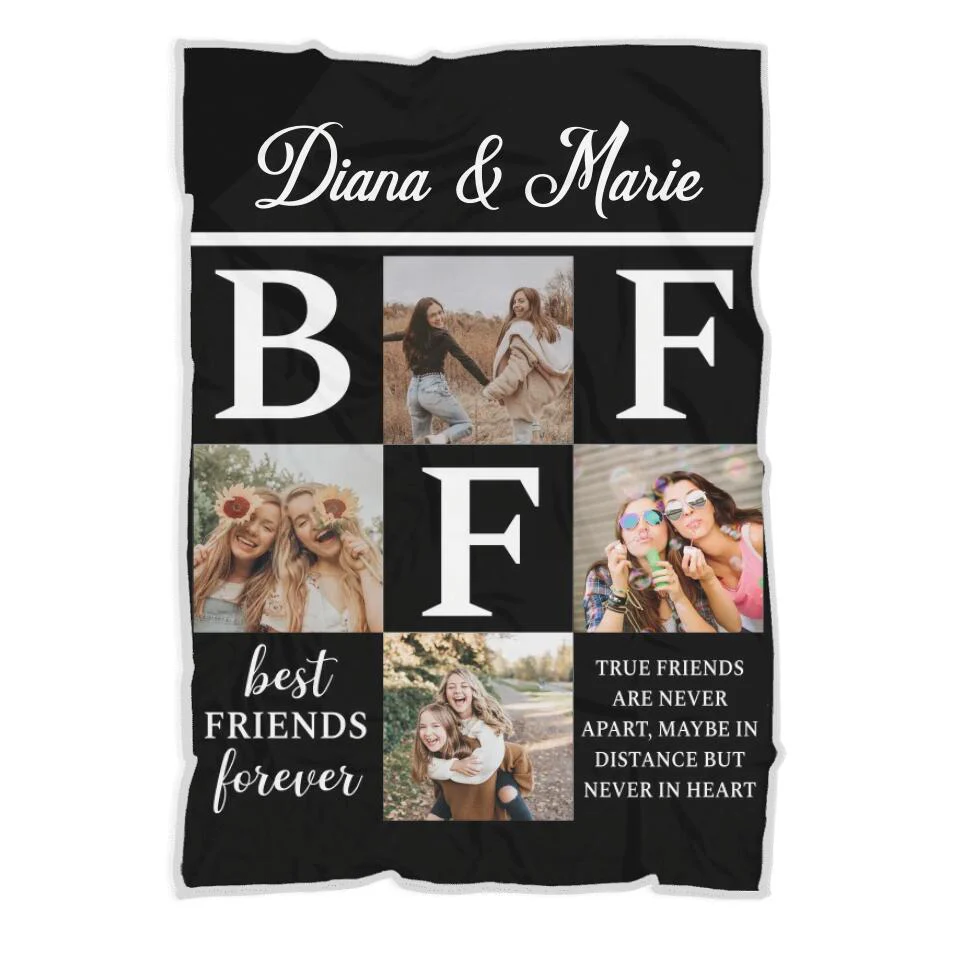 Best Friends Forever True Friends Are Never Apart - Personalized Upload Photo - Best Gift For Best Friends For Her/Him On Christmas Anniversary - 210IHNNPBL766 - Image 6