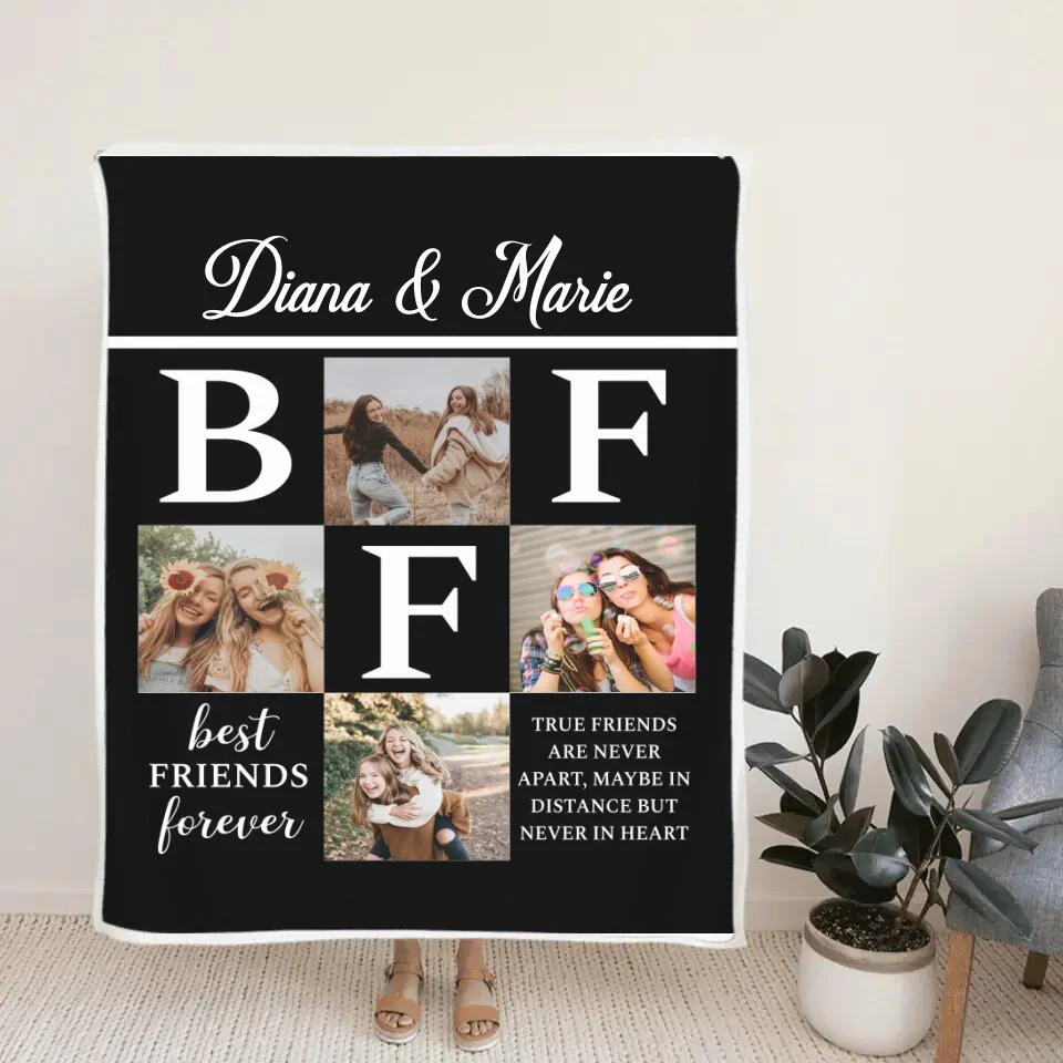 Best Friends Forever True Friends Are Never Apart - Personalized Upload Photo - Best Gift For Best Friends For Her/Him On Christmas Anniversary - 210IHNNPBL766 - Image 7