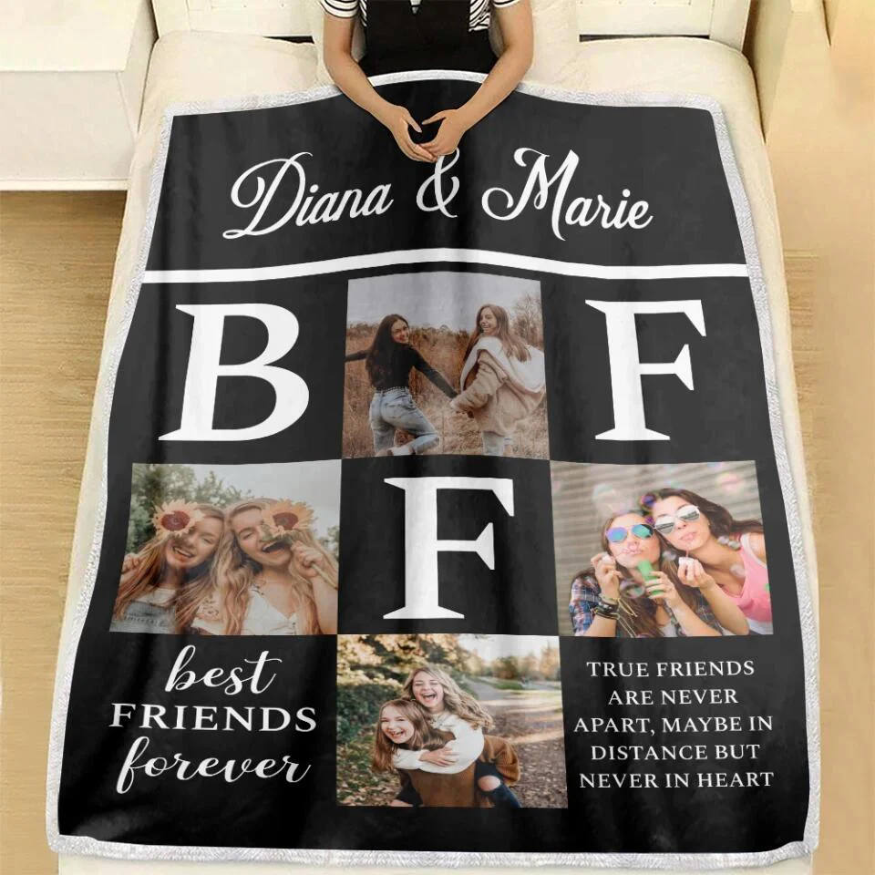 Best Friends Forever True Friends Are Never Apart - Personalized Upload Photo - Best Gift For Best Friends For Her/Him On Christmas Anniversary - 210IHNNPBL766 - Image 9